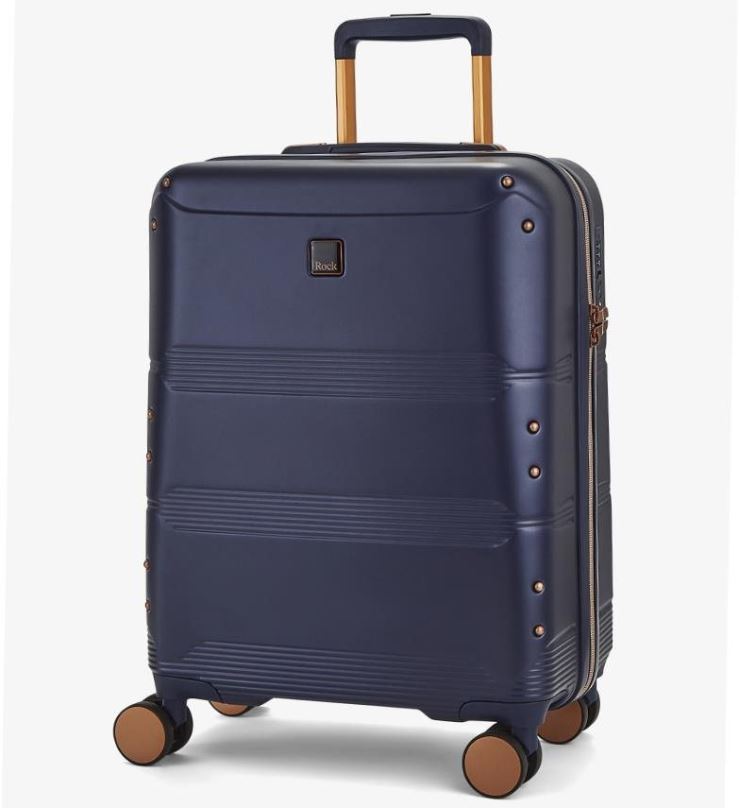 Cestovní kufr Rock TR-0238/3-S ABS/PC tmavě modrý