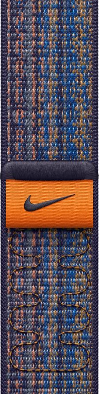 Řemínek Apple Watch 41mm Game Royal/oranžový provlékací sportovní řemínek Nike