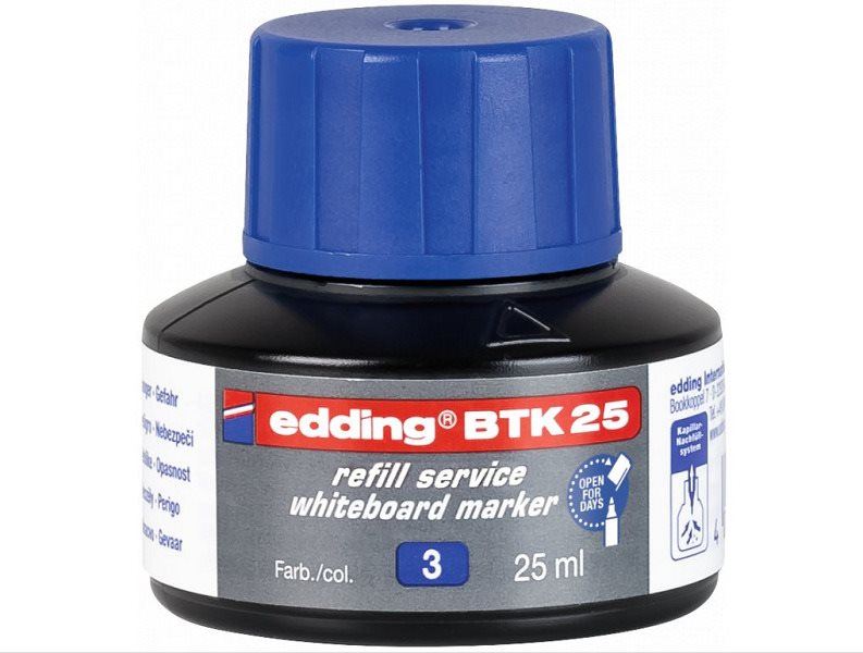 Náplň do popisovače EDDING BTK25 inkoust na bílé tabule, modrý