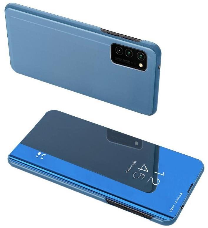 Pouzdro na mobil Clear View knížkové pouzdro na Samsung Galaxy M51, modré
