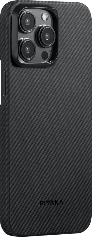 Kryt na mobil Pitaka MagEZ 4 600D Case Black/Grey Twill iPhone 15 Pro
