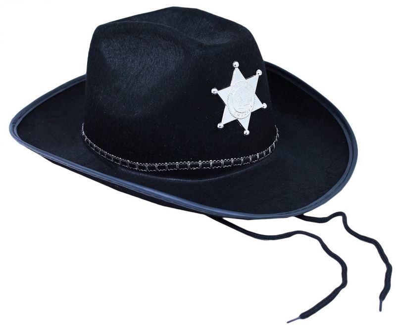 Doplněk ke kostýmu Klobouk šerif - kovboj - western - dospělý