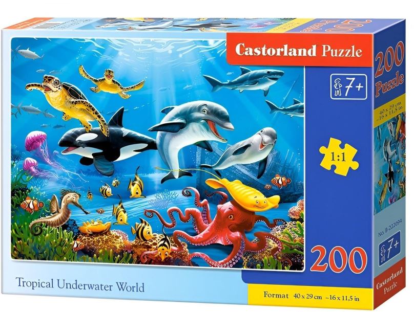 Puzzle CASTORLAND Puzzle Oceán 200 dílků