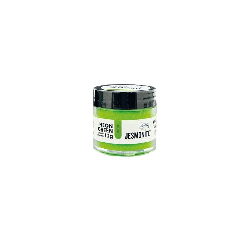Jesmonite neonový práškový pigment 10 g - zelená