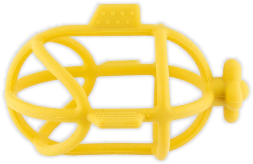 Kousátko Bo Jungle silikonové kousátko B-Submarine Yellow