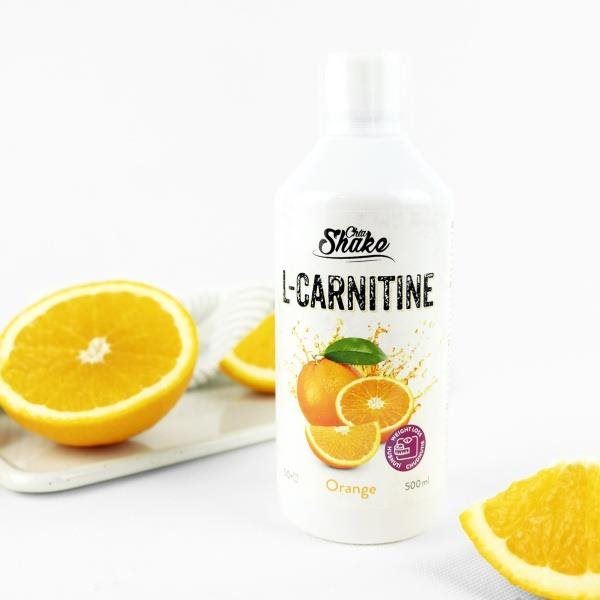 Spalovač tuků Chia Shake L-Carnitine pomeranč 500ml