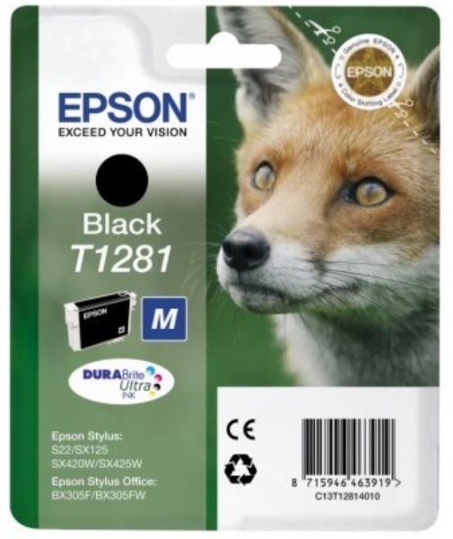 Cartridge Epson T1281 černá