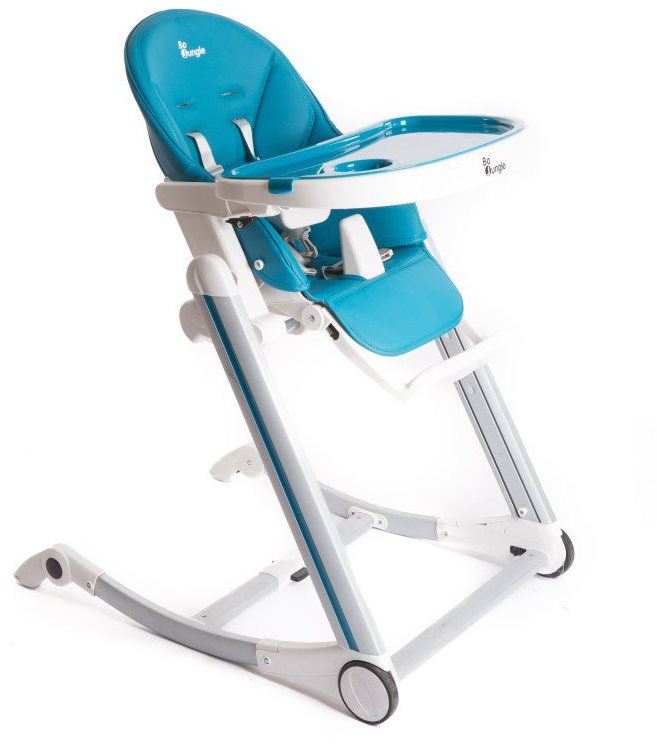 Jídelní židlička Bo Jungle B-High Chair modrá