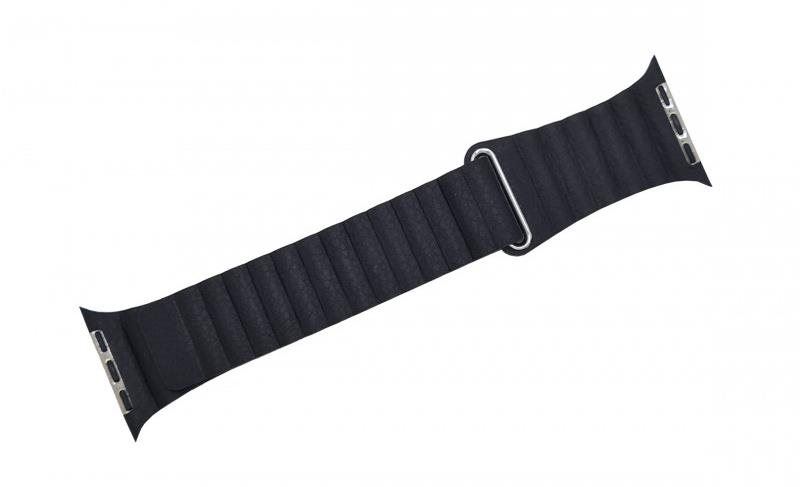 Řemínek Drakero Kožený Elegance pro Apple Watch 38mm / 40mm / 41mm černý