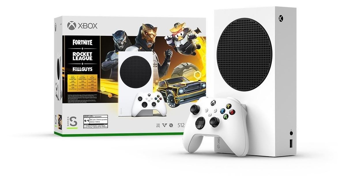 Herní konzole Xbox Series S (500 GB): Fortnite, Rocket League