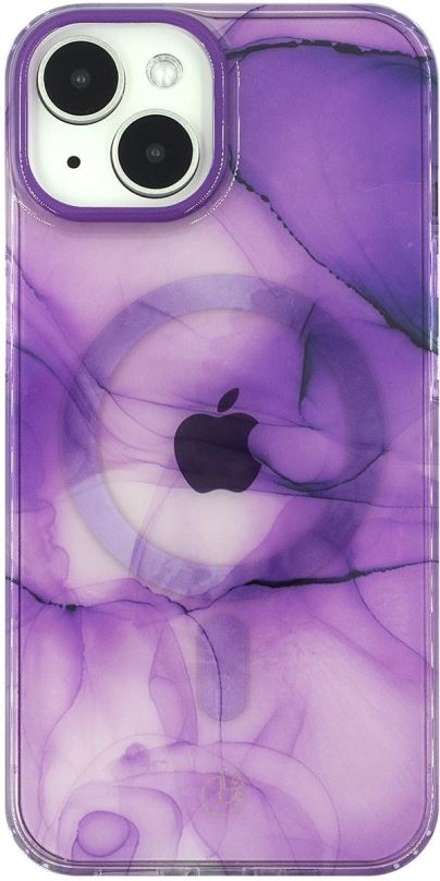 Kryt na mobil COLOR INK kryt s MagSafe na iPhone 14 Pro - Purple
