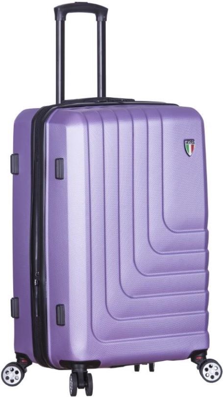 Cestovní kufr TUCCI T-0128/3 M ABS - fialová