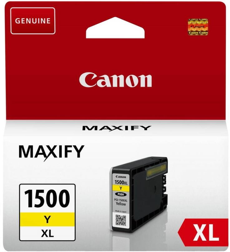Cartridge Canon PGI-1500XL Y žlutá