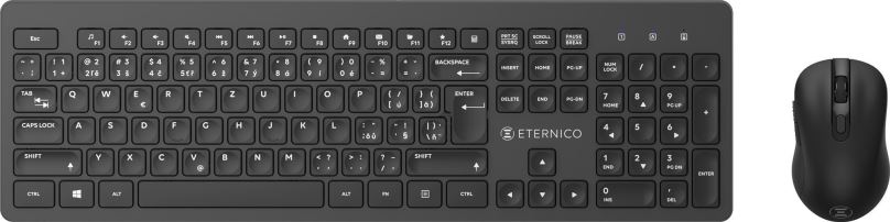 Set klávesnice a myši Eternico Essential Wireless set KS4011 černý - CZ/SK