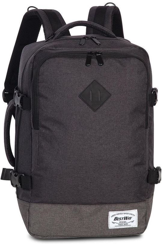 Batoh Bestway Bags, kabinové zavazadlo, tmavě šedé