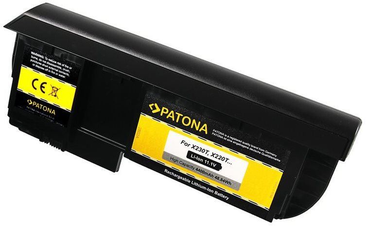 Baterie pro notebook PATONA pro LENOVO ThinkPad notebook tablet X220T 4400mAh Li-lon 11.1V