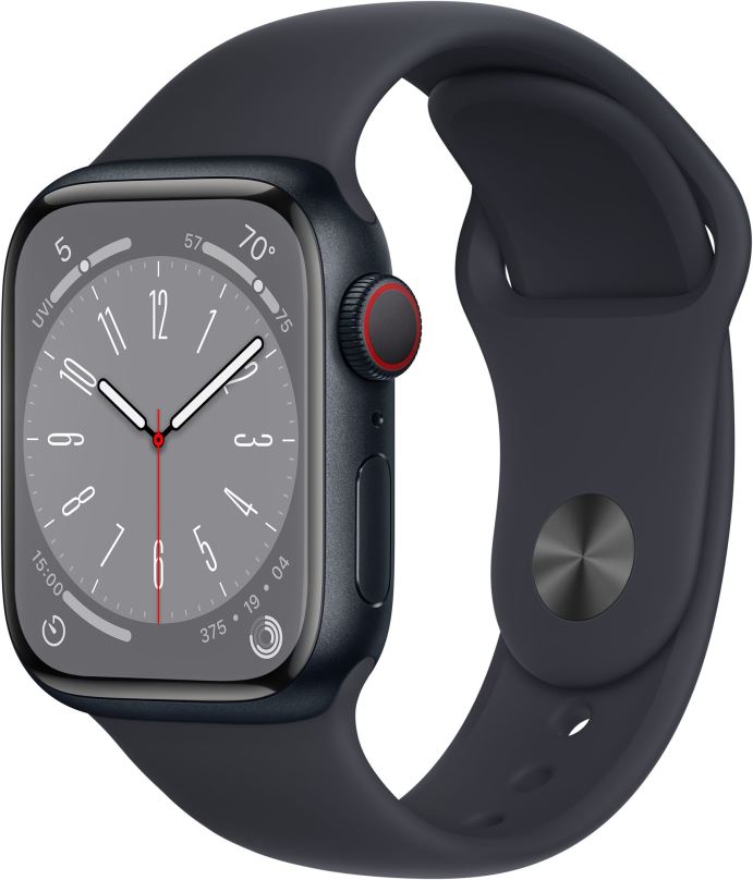 Chytré hodinky Apple Watch Series 8 41mm Cellular se sportovním řemínkem