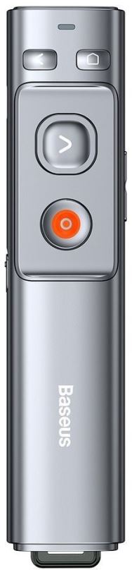 Prezentér Baseus Orange Dot Wireless Presenter Red Laser, Grey