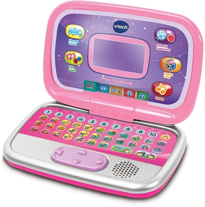 Dětský notebook Vtech Prvý notebook - ružový SK