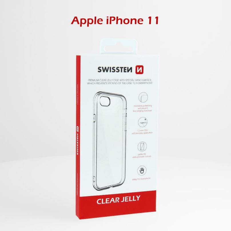 Kryt na mobil Swissten Clear Jelly pro Apple iPhone 11