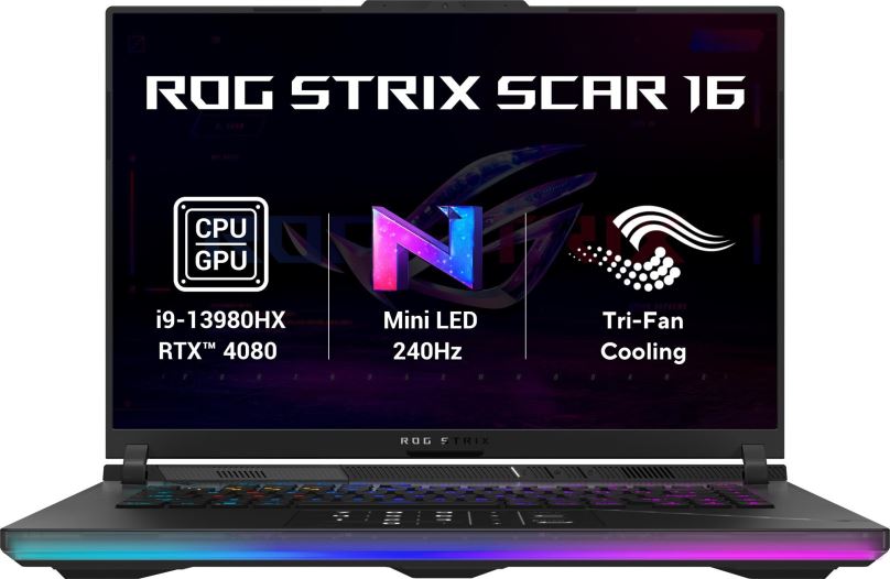 Herní notebook ASUS ROG Strix SCAR 16 G634JZR-NEBULA042W Off Black kovový