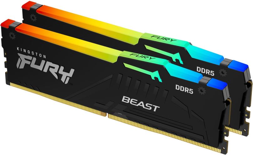 Operační paměť Kingston FURY 16GB KIT DDR5 6000MHz CL36 Beast RGB EXPO