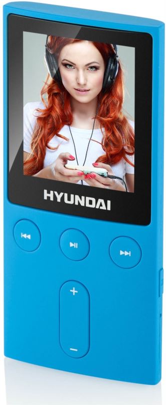 MP4 přehrávač Hyundai MPC 501 FM 4GB modrý