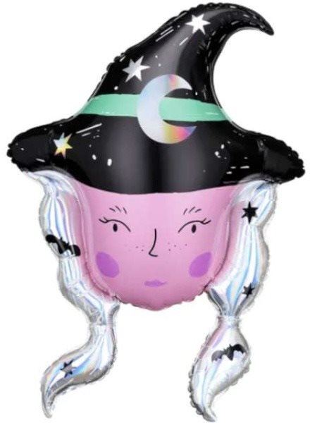 Balonky Foliový balónek klobouk - halloween - čarodějnice - 60 cm