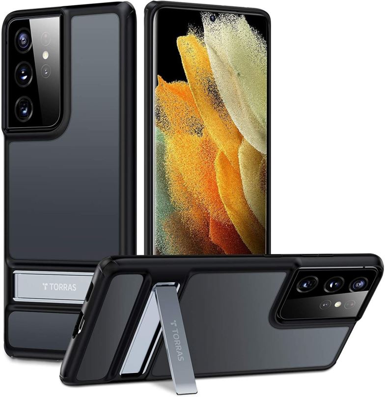 Pouzdro na mobil Torras MarsClimber pro Samsung Galaxy S21 Ultra Black