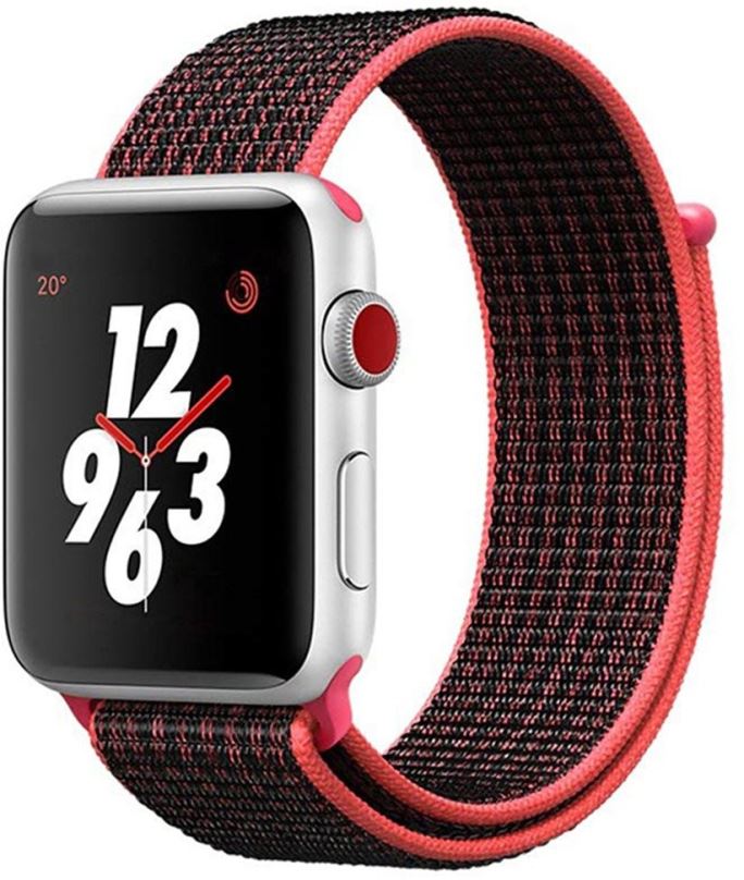 Řemínek Eternico Airy pro Apple Watch 42mm / 44mm / 45mm / Ultra 49mm Rustic Red and Red edge