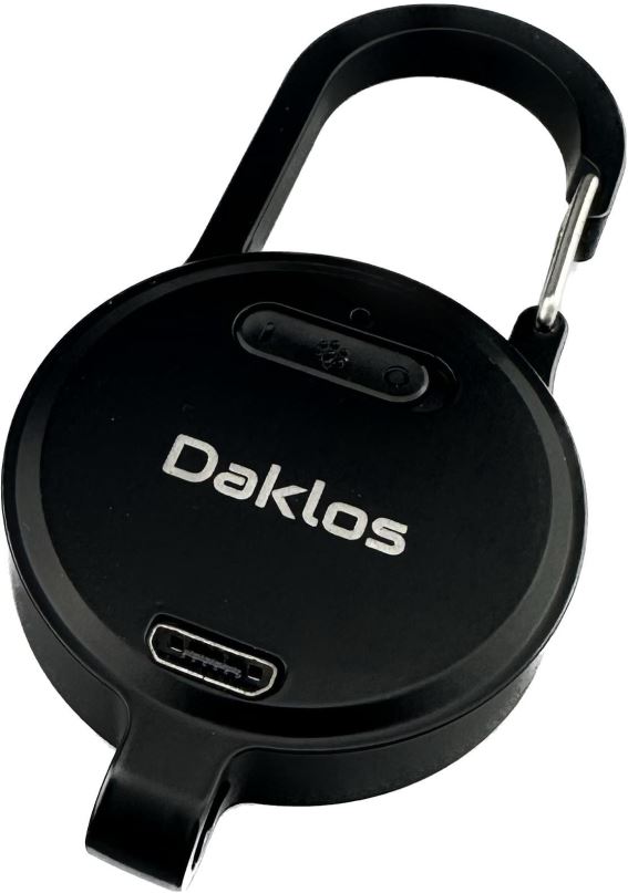 Diktafon Daklos Spydon 32 GB ve formě přívěsku s karabinou