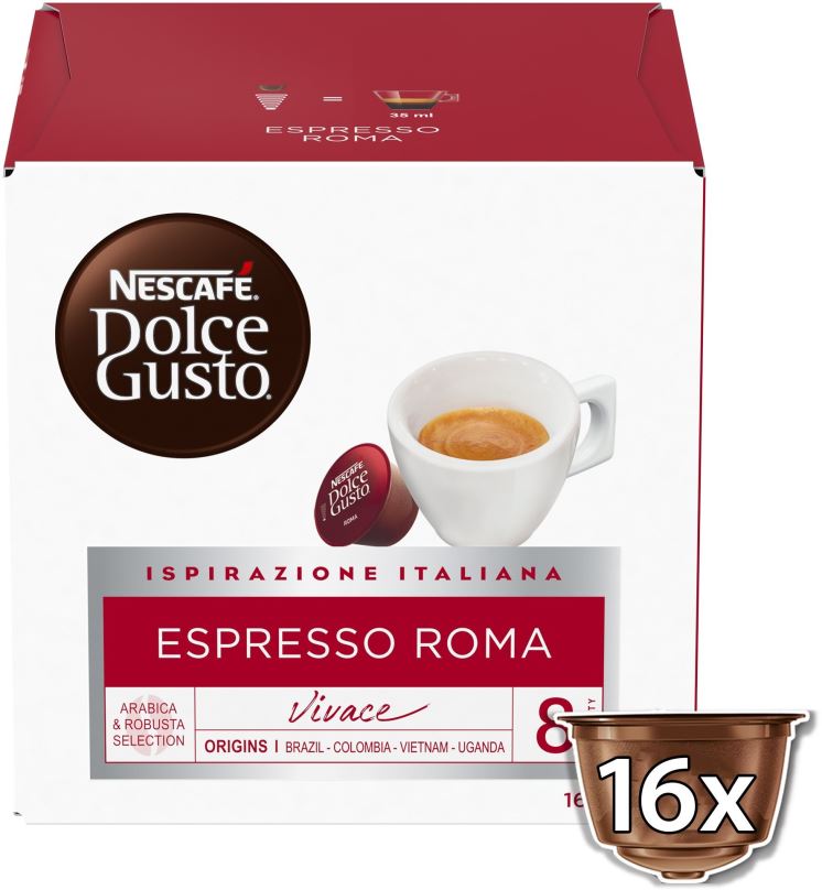 Kávové kapsle NESCAFÉ® Dolce Gusto® Espresso Roma - 16 kapslí