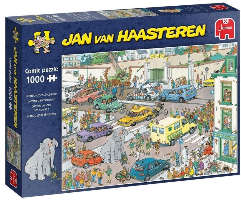 Puzzle Jumbo Puzzle Jumbo jde nakupovat 1000 dílků