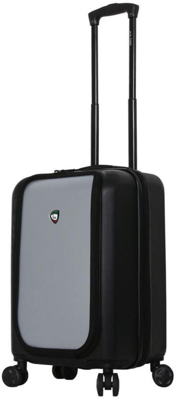 Cestovní kufr MIA TORO M1709 Carbonio Superior S, černá/stříbrná
