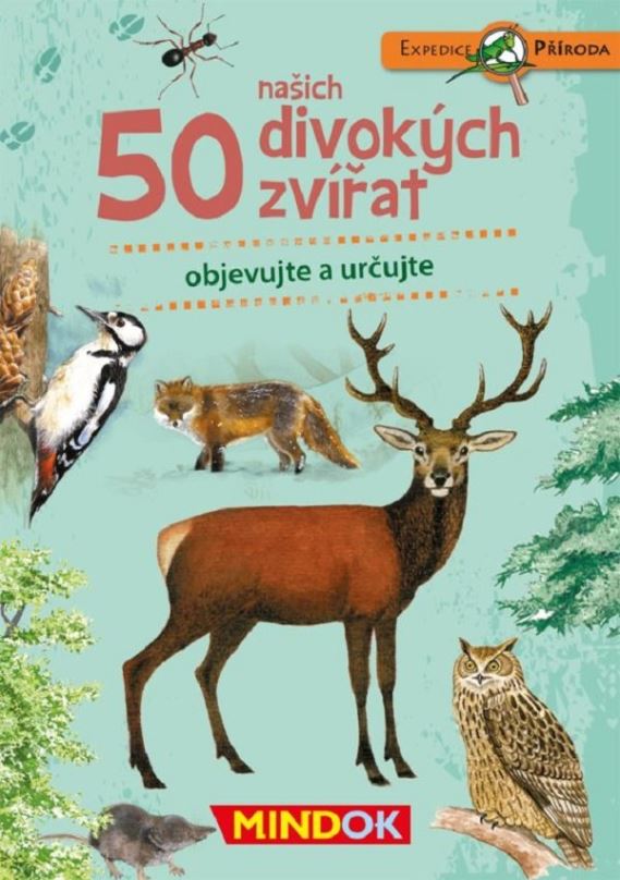 Společenská hra Expedice příroda: 50 našich divokých zvířat