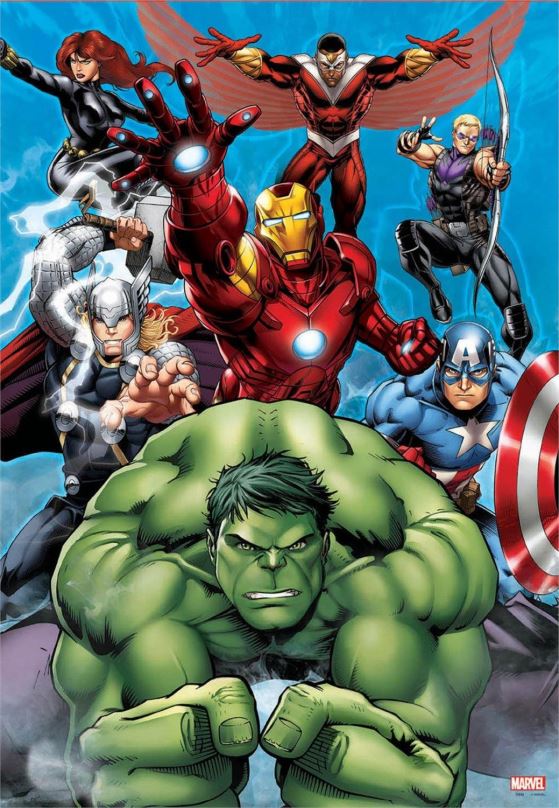 Puzzle Educa Puzzle Avengers - Sjednocení 200 dílků
