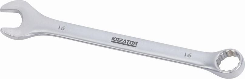 Očkoplochý klíč Kreator KRT501211 Oboustranný klíč očko/otevřený 16 195mm