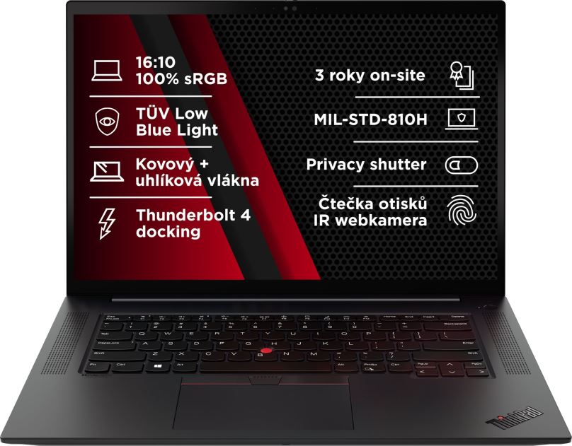 Notebook Lenovo ThinkPad X1 Extreme Gen 4 Black/Weave LTE