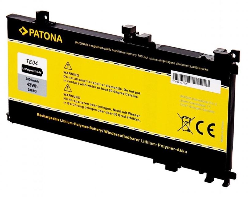 Baterie do notebooku Patona pro HP Omen 15 AX200  3000mAh Li-Pol 15,4V TE04XL