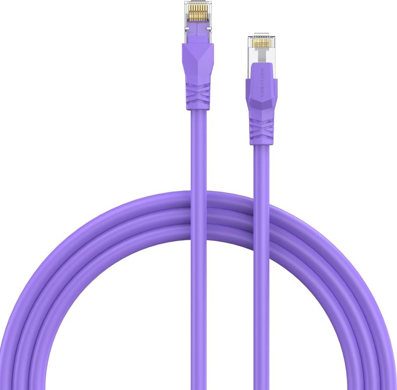 Síťový kabel Vention Cat.6A SFTP Industrial Flexible Patch Cable 1M Purple