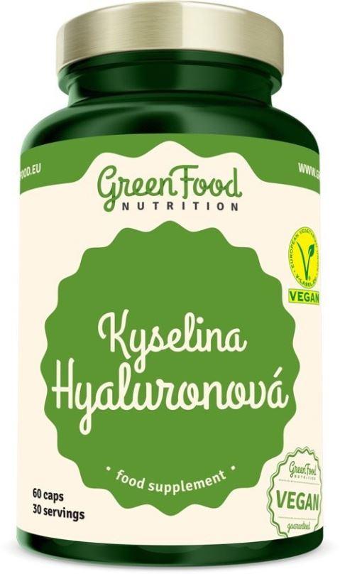 Kloubní výživa GreenFood Nutrition Kyselina Hyaluronová 60 kapslí