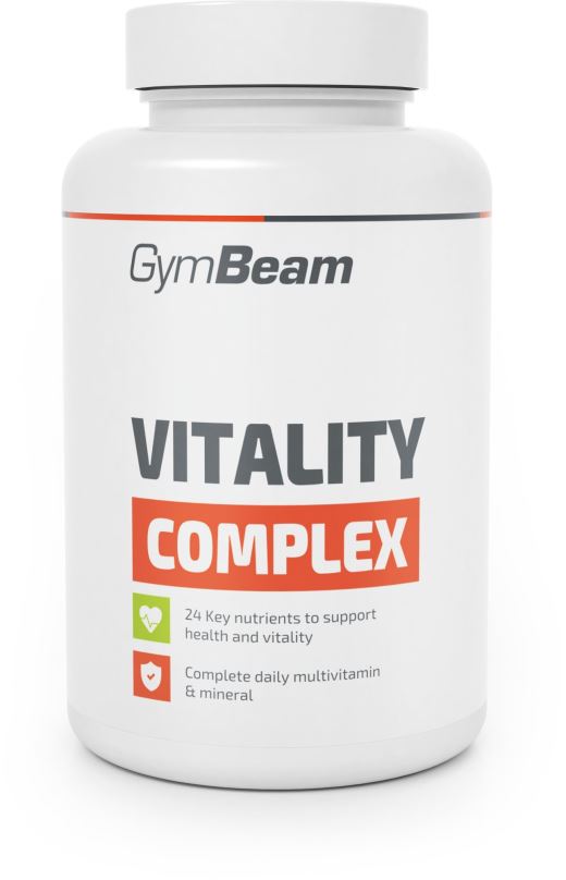Multivitamín GymBeam Multivitamín Vitality complex, 120 tablet