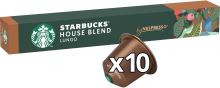 Kávové kapsle STARBUCKS® House Blend by NESPRESSO®, Medium Roast kávové kapsle, 10 kapslí v balení