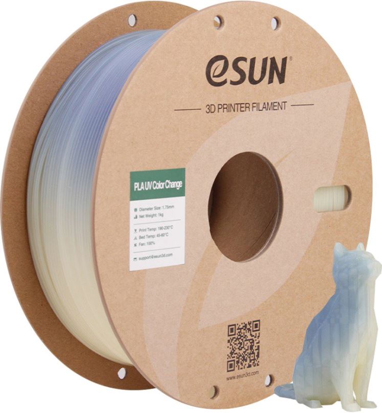 ESUN PLA-UV Color Change, 1kg UV change Blue ESU241212