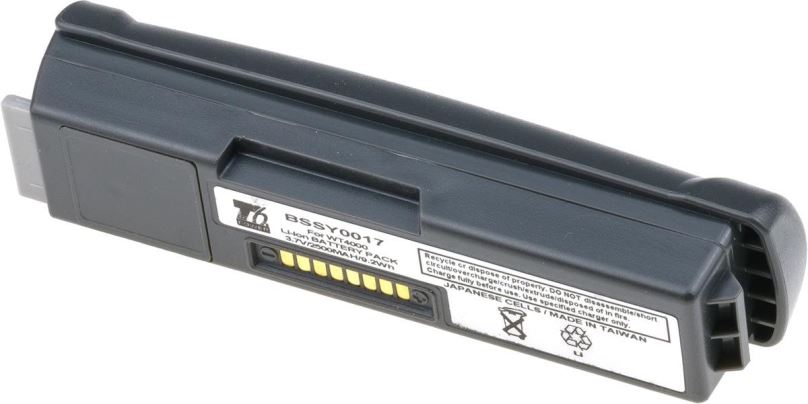 Nabíjecí baterie T6 Power pro čtečku čárových kódů Symbol 55-000166-01, Li-Ion, 2500 mAh (9,2 Wh), 3,7 V