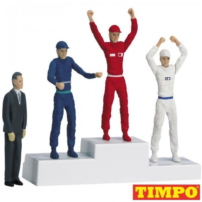 Příslušenství pro autodráhu Carrera 21121 Figurky - Stupně vítězů s figurkami