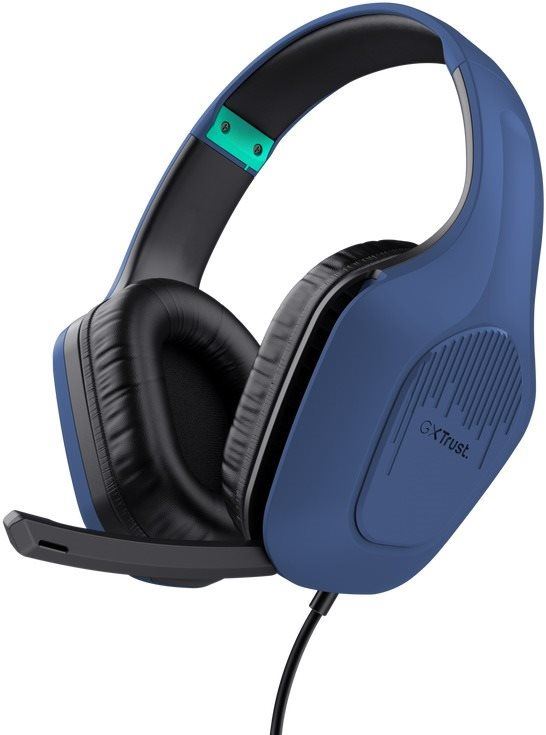 Herní sluchátka Trust GXT415B ZIROX HEADSET – modrá