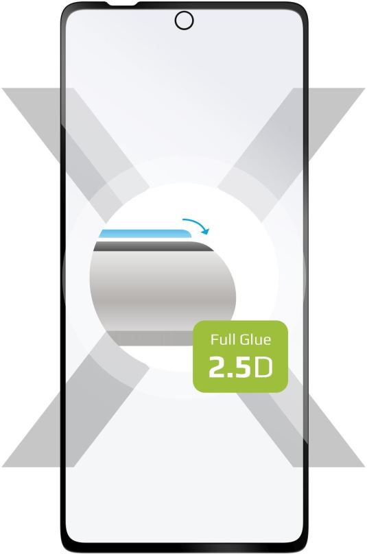Ochranné sklo FIXED FullGlue-Cover pro Motorola Edge 30 Pro 5G černé