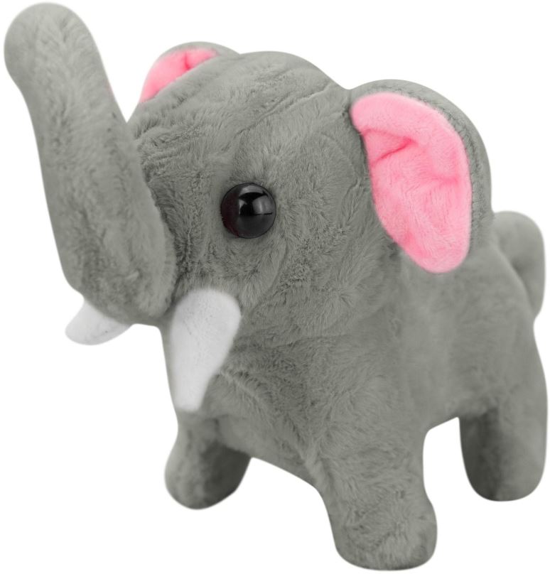 Interaktivní hračka Vergionic 7147 Interaktivní slon chodící šedý