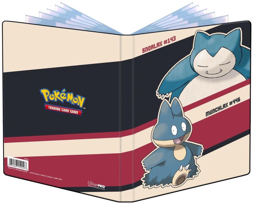 Sběratelské album Pokémon UP: GS Snorlax Munchlax - A5 album na 80 karet